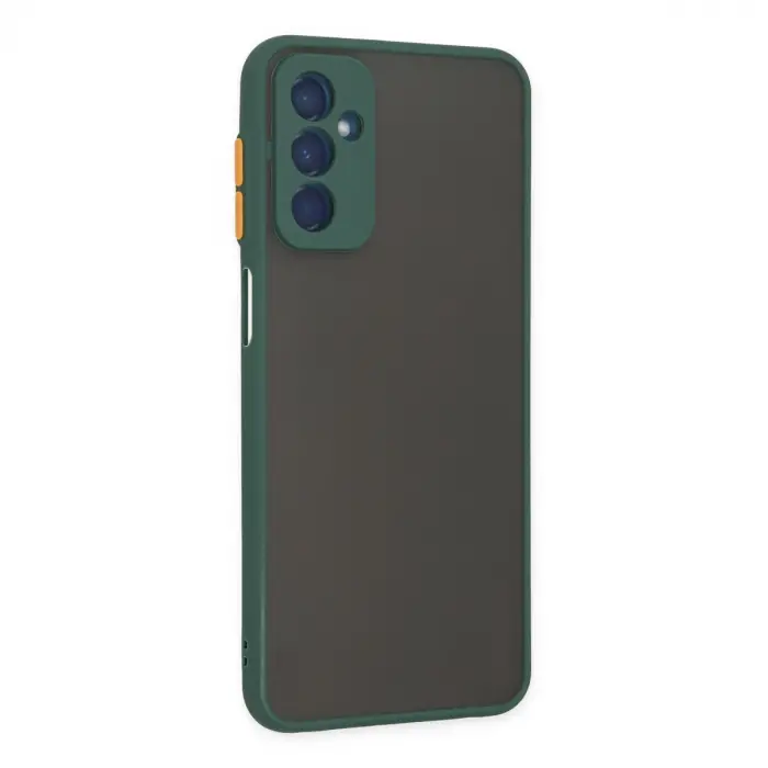 Samsung Galaxy M13 Kılıf Montreal Silikon Kapak - Yeşil