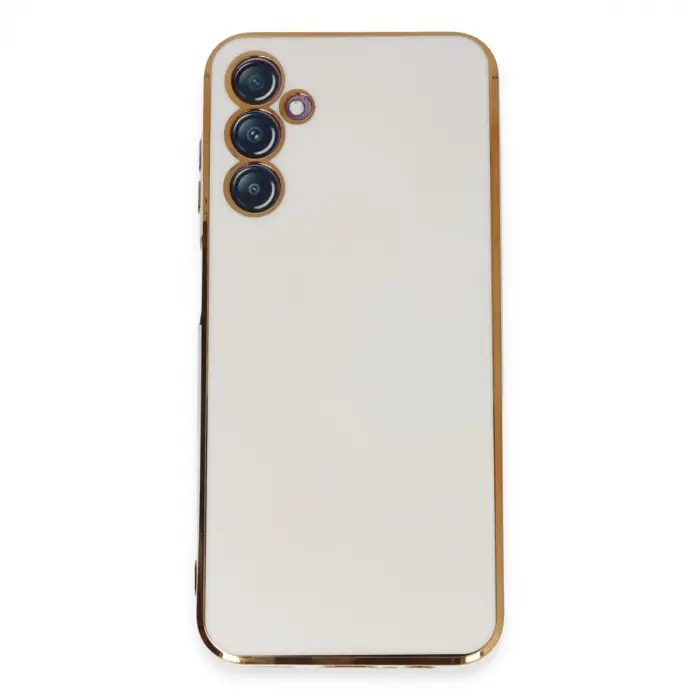 Samsung Galaxy M14 5g Kılıf Volet Silikon - Beyaz