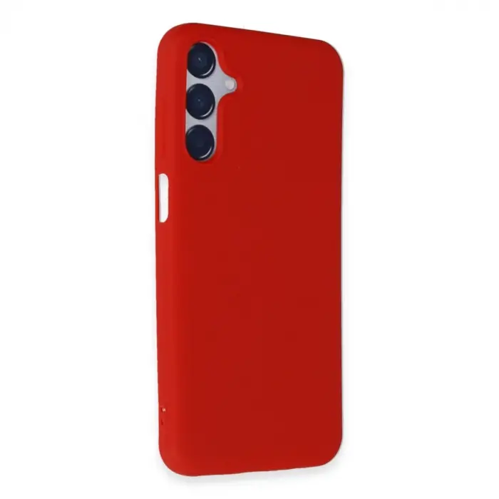 Samsung Galaxy M15 Kılıf First Silikon - Kırmızı