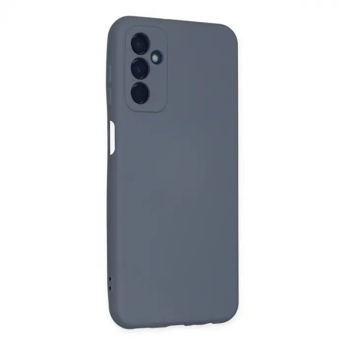Samsung Galaxy M23 Kılıf Nano İçi Kadife Silikon - Gri