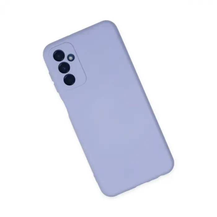 Samsung Galaxy M23 Kılıf Nano İçi Kadife Silikon - Lila