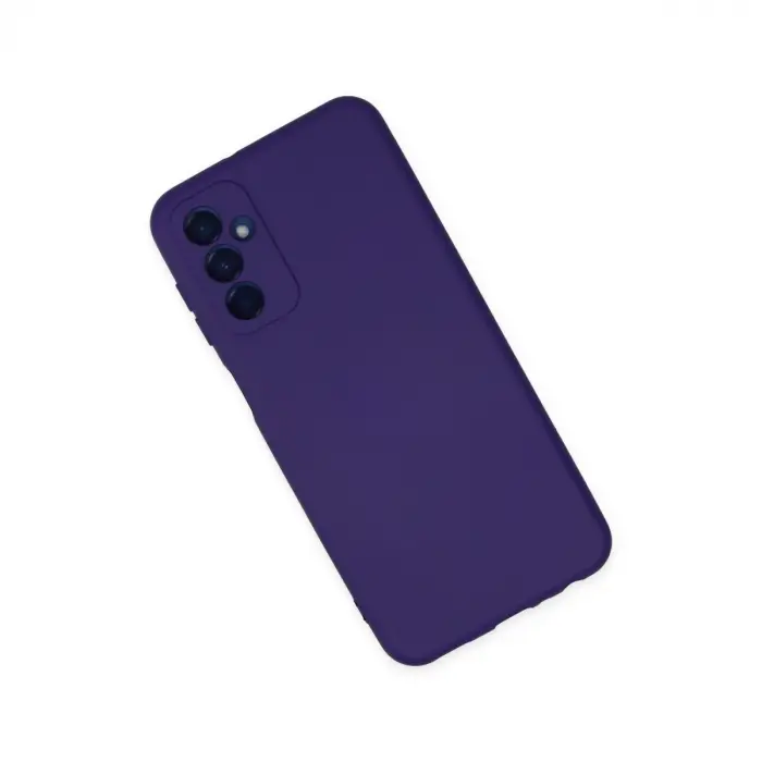 Samsung Galaxy M23 Kılıf Nano İçi Kadife Silikon - Mor