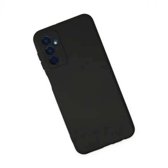 Samsung Galaxy M23 Kılıf Nano İçi Kadife Silikon - Siyah