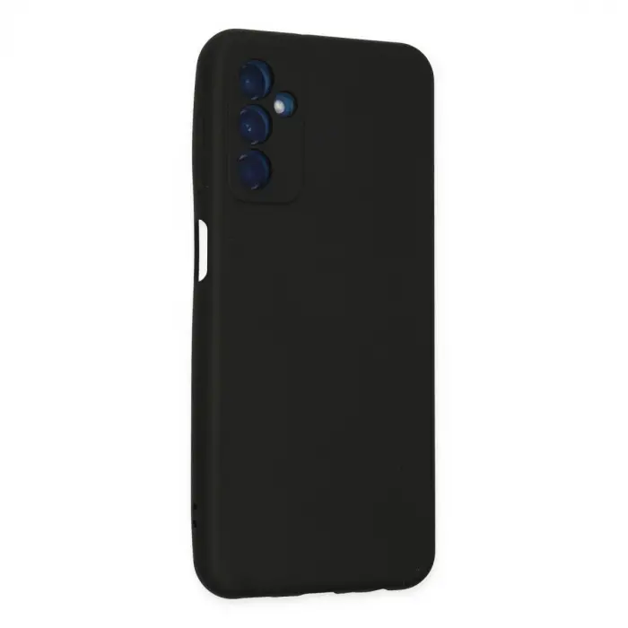 Samsung Galaxy M23 Kılıf Nano İçi Kadife Silikon - Siyah