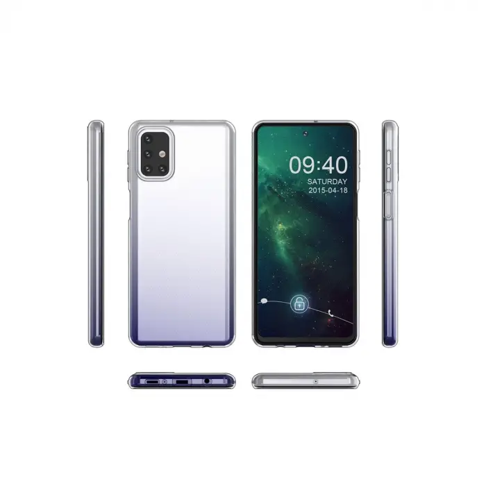 Samsung Galaxy M31s Kılıf Lüx Şeffaf Silikon