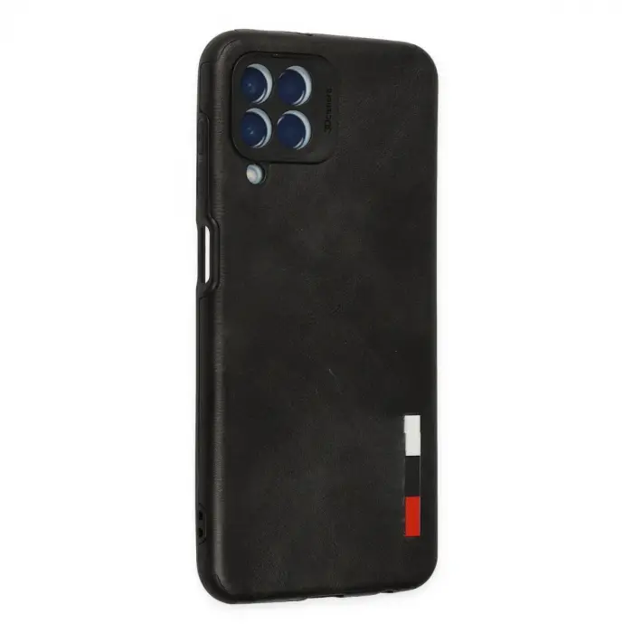 Samsung Galaxy M33 Kılıf Loop Deri Silikon - Siyah