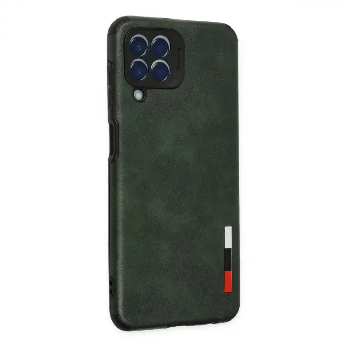 Samsung Galaxy M33 Kılıf Loop Deri Silikon - Yeşil
