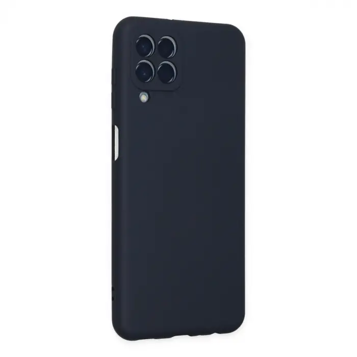 Samsung Galaxy M33 Kılıf Nano İçi Kadife Silikon - Lacivert