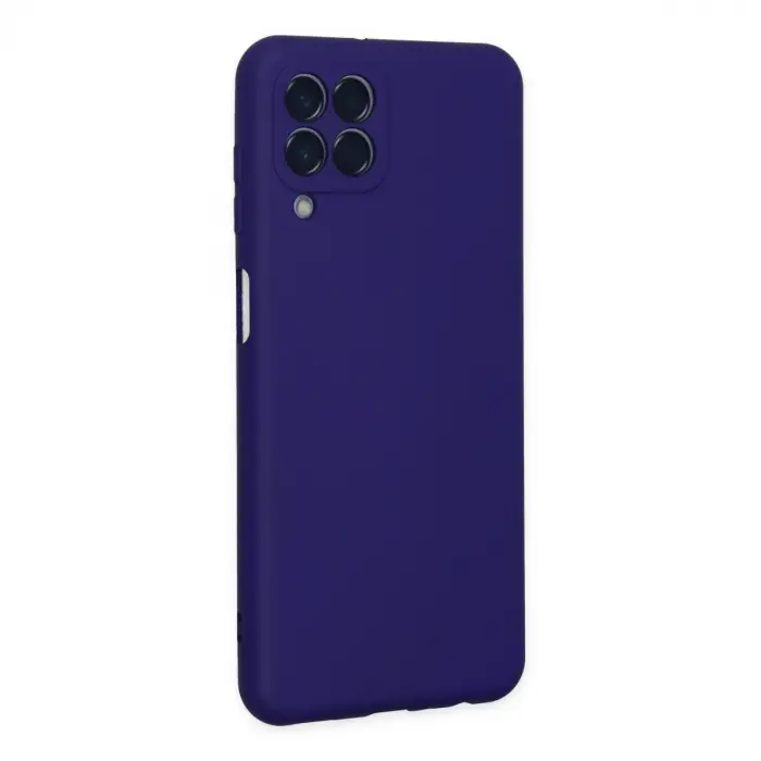 Samsung Galaxy M33 Kılıf Nano İçi Kadife Silikon - Mor