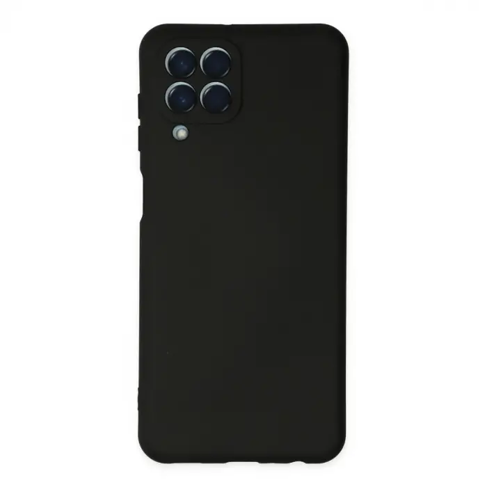 Samsung Galaxy M33 Kılıf Nano İçi Kadife Silikon - Siyah
