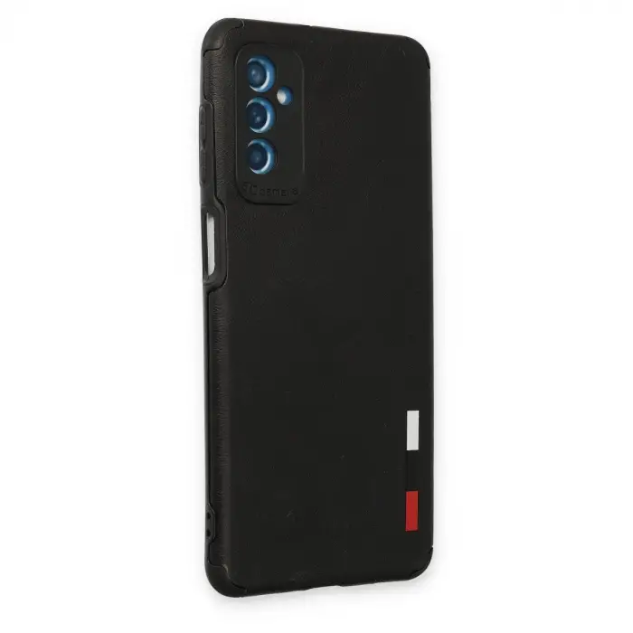 Samsung Galaxy M52 5g Kılıf Loop Deri Silikon - Siyah