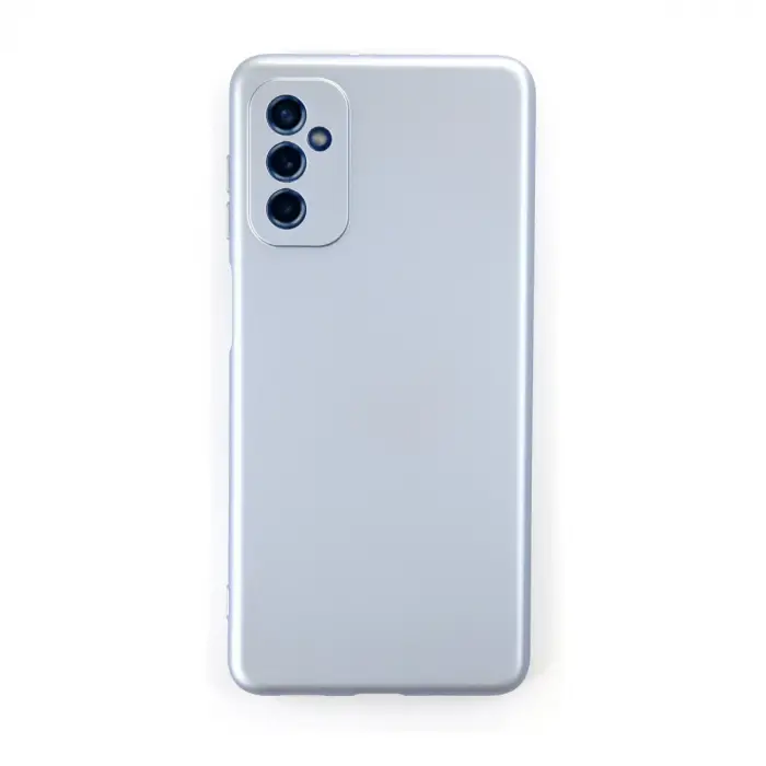 Samsung Galaxy M52 5g Kılıf Nano İçi Kadife Silikon - Sky Blue