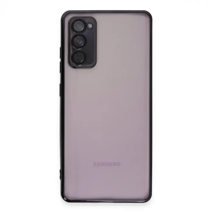 Samsung Galaxy S20 Fe Kılıf Razer Lensli Silikon - Siyah