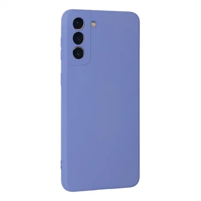 Samsung Galaxy S21 Plus Kılıf Nano İçi Kadife Silikon - Lila
