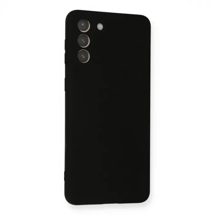 Samsung Galaxy S21 Plus Kılıf Nano İçi Kadife Silikon - Siyah