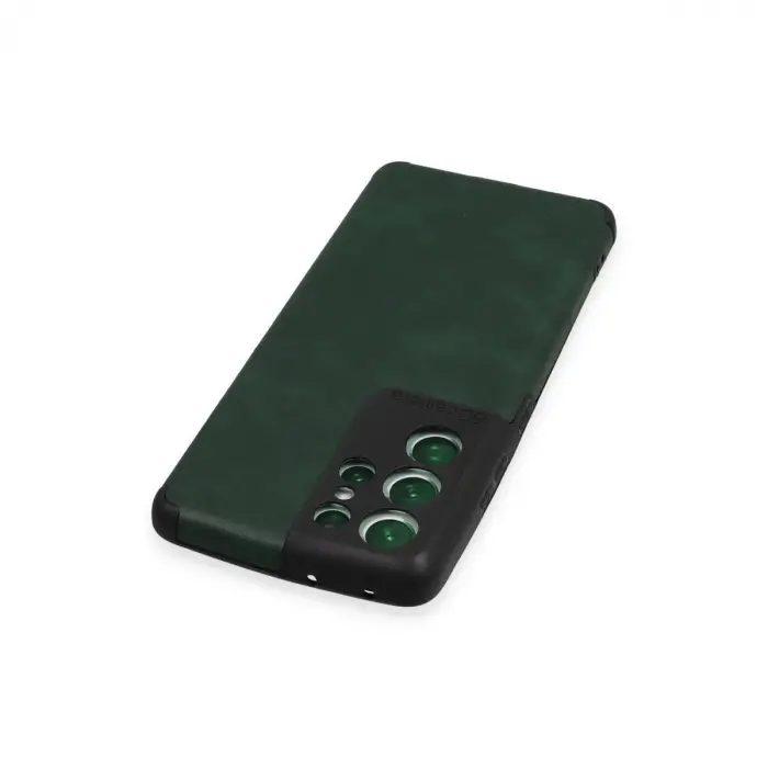 Samsung Galaxy S21 Ultra Kılıf Loop Deri Silikon - Yeşil