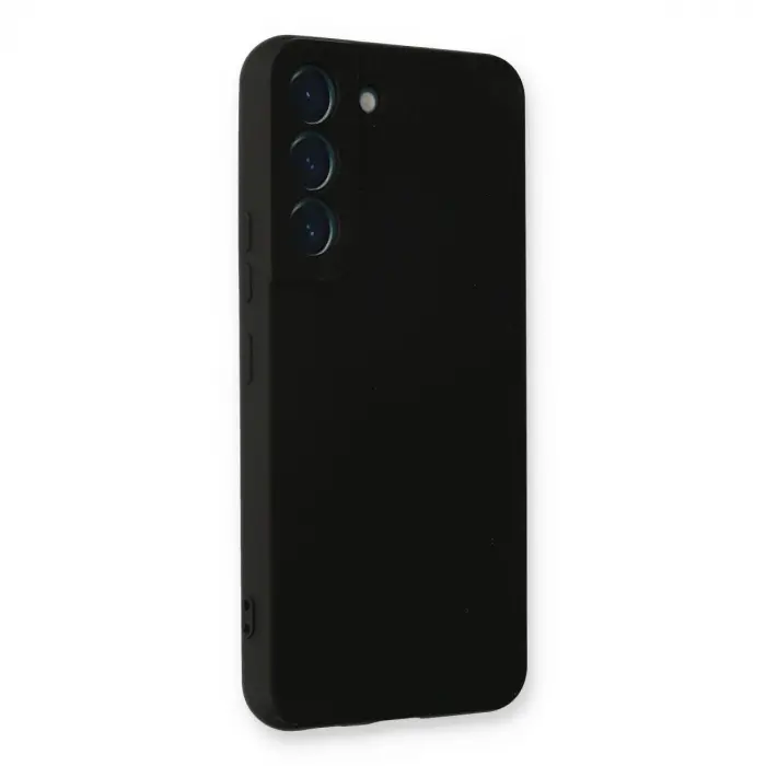 Samsung Galaxy S22 Plus Kılıf Nano İçi Kadife Silikon - Siyah