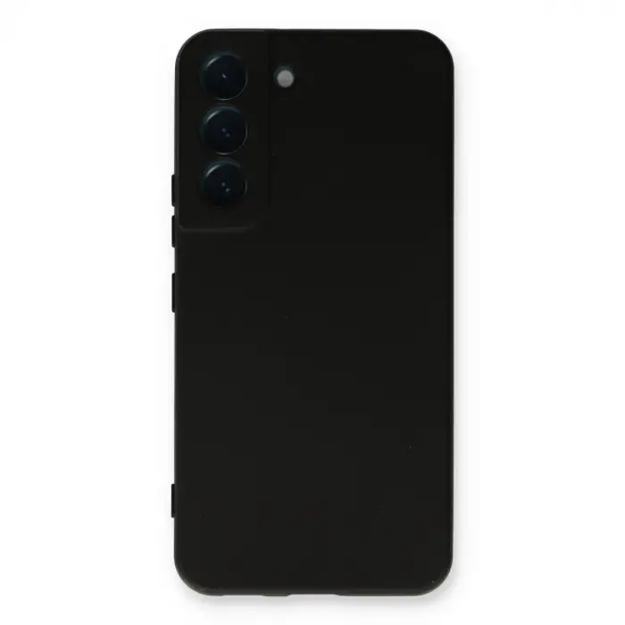 Samsung Galaxy S22 Plus Kılıf Nano İçi Kadife Silikon - Siyah