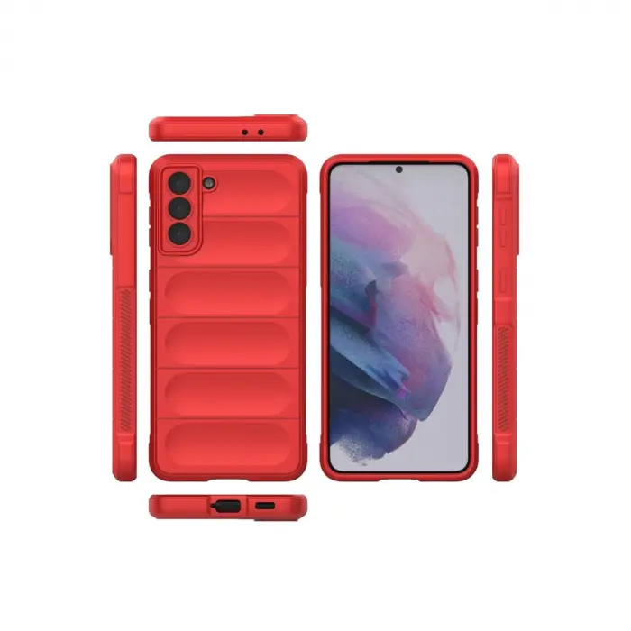 Samsung Galaxy S22 Plus Kılıf Optimum Silikon - Kırmızı