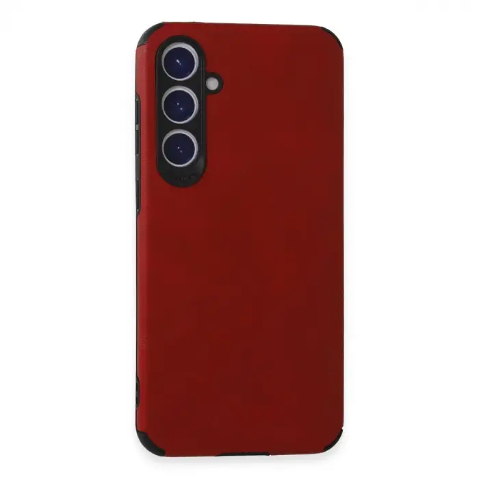 Samsung Galaxy S23 Fe Kılıf Loop Deri Silikon - Kırmızı