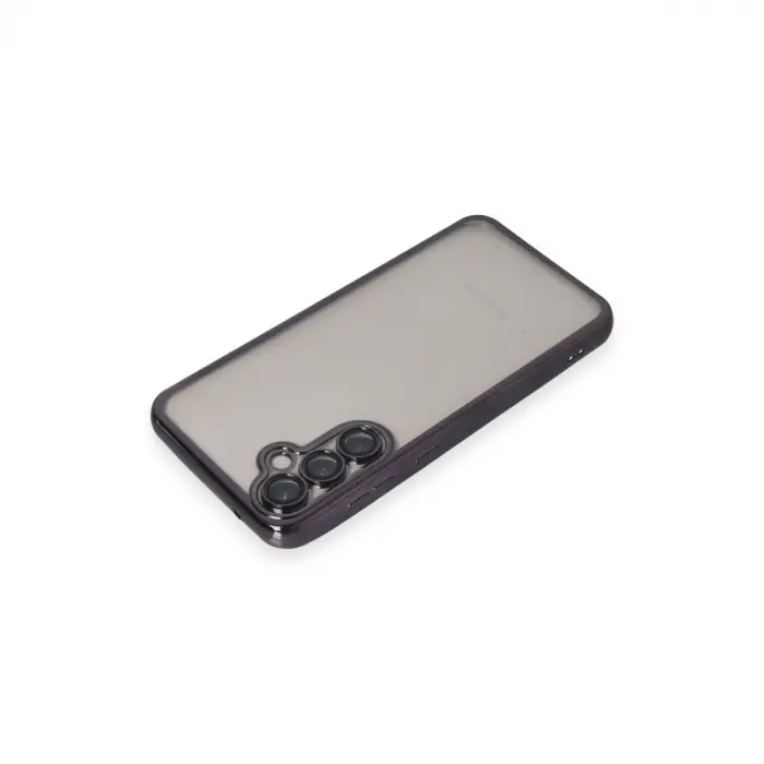 Samsung Galaxy S23 Fe Kılıf Razer Lensli Silikon - Mor