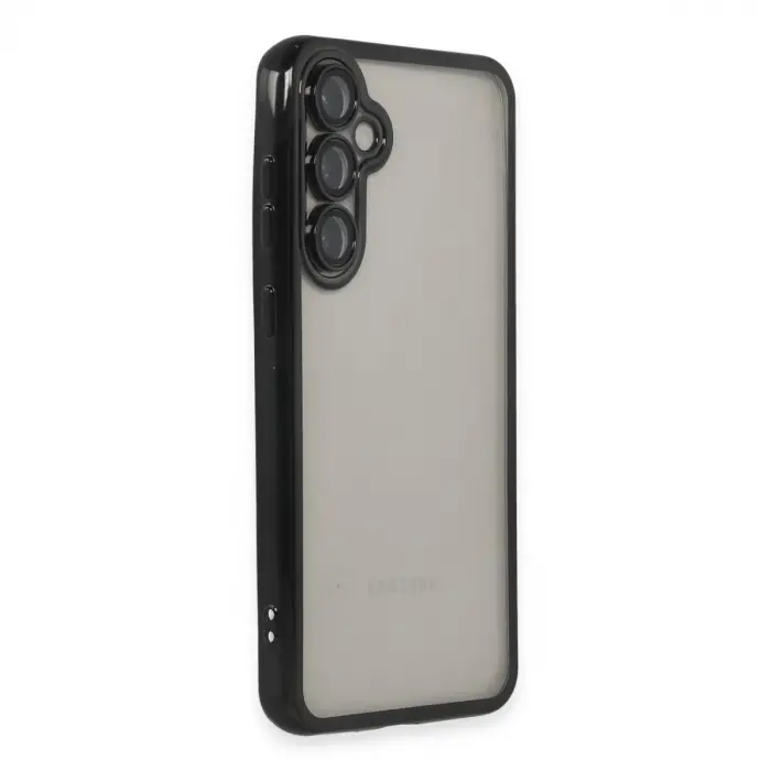 Samsung Galaxy S23 Fe Kılıf Razer Lensli Silikon - Siyah