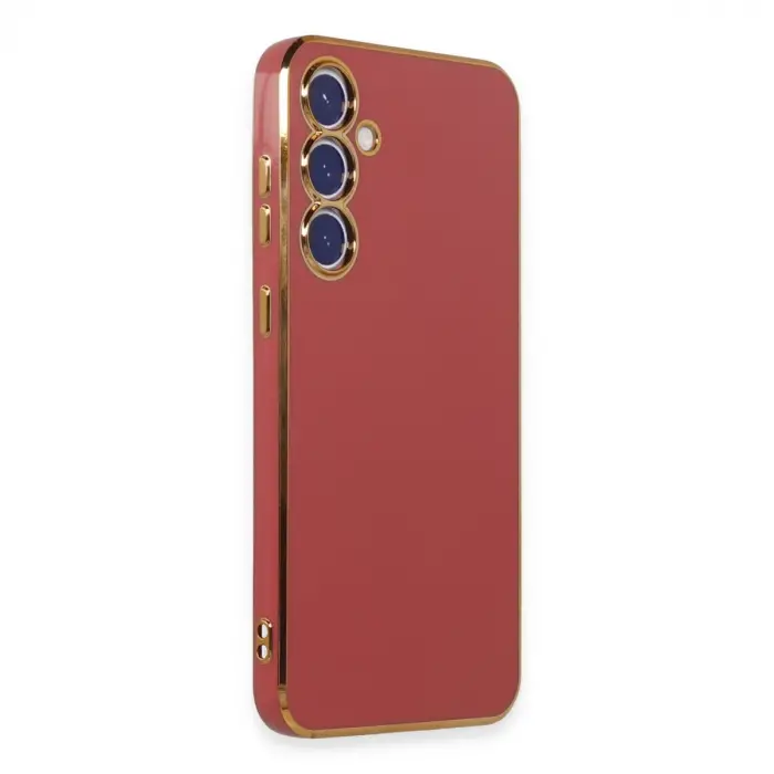 Samsung Galaxy S23 Fe Kılıf Volet Silikon - Kırmızı