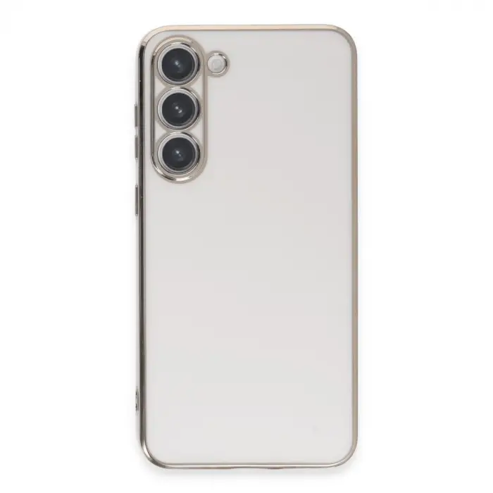 Samsung Galaxy S23 Kılıf Volet Silikon - Beyaz