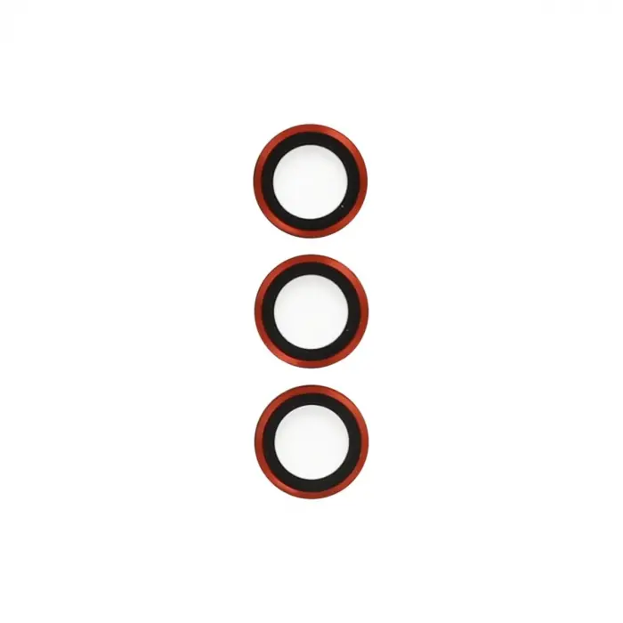 Samsung Galaxy S23 Metal Kamera Lens - Kırmızı