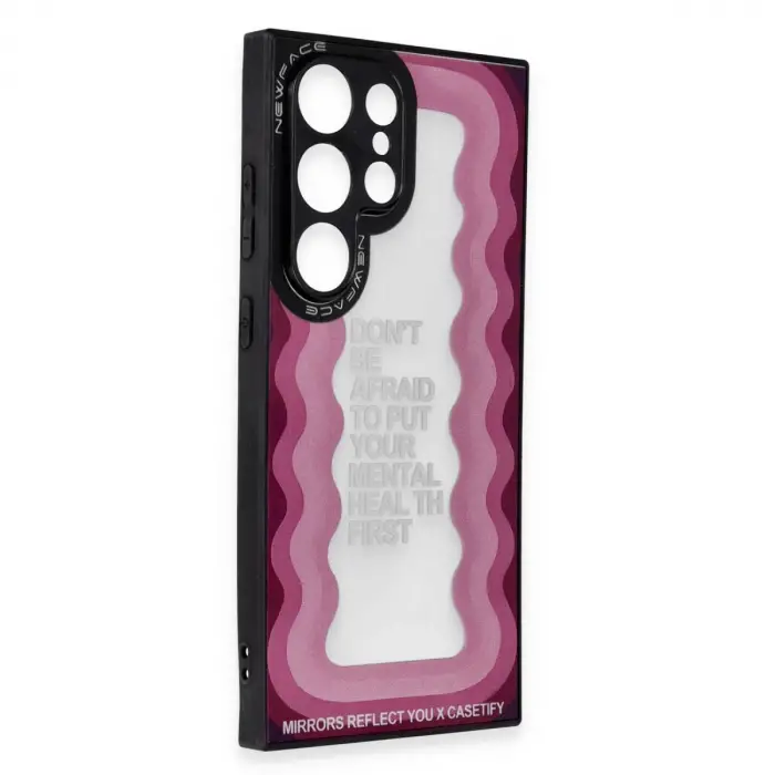 Samsung Galaxy S23 Ultra Kılıf Mirror Desenli Kapak - Mirror - 11