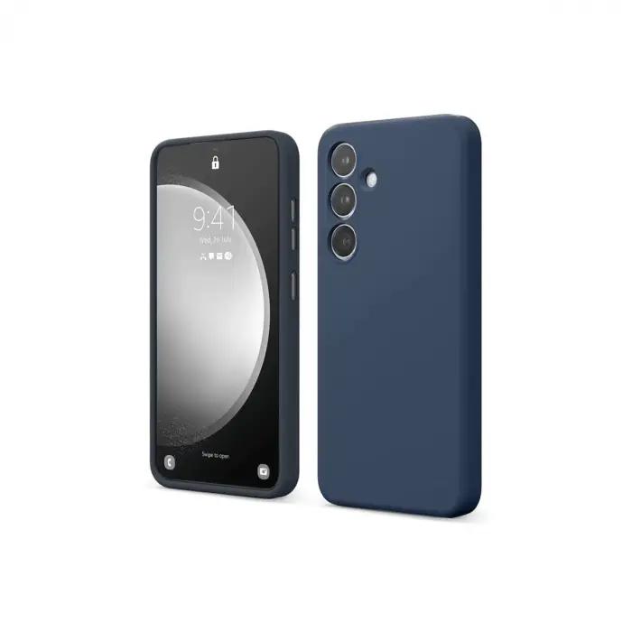 Samsung Galaxy S24 Fe Kılıf First Silikon - Lacivert