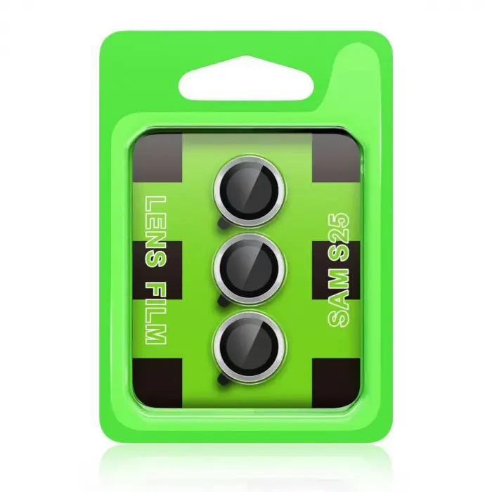 Samsung Galaxy S24 Fe Raze Metal Kamera Lens - Gümüş