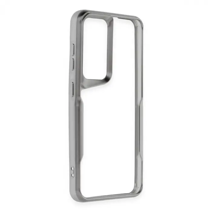 Samsung Galaxy S24 Kılıf Boyi Silikon Kapak - Gümüş