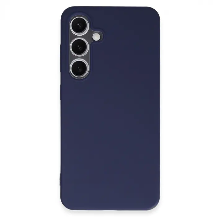 Samsung Galaxy S24 Kılıf First Silikon - Lacivert