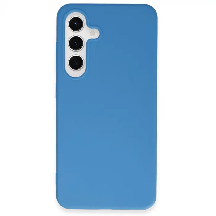 Samsung Galaxy S24 Kılıf First Silikon - Mavi