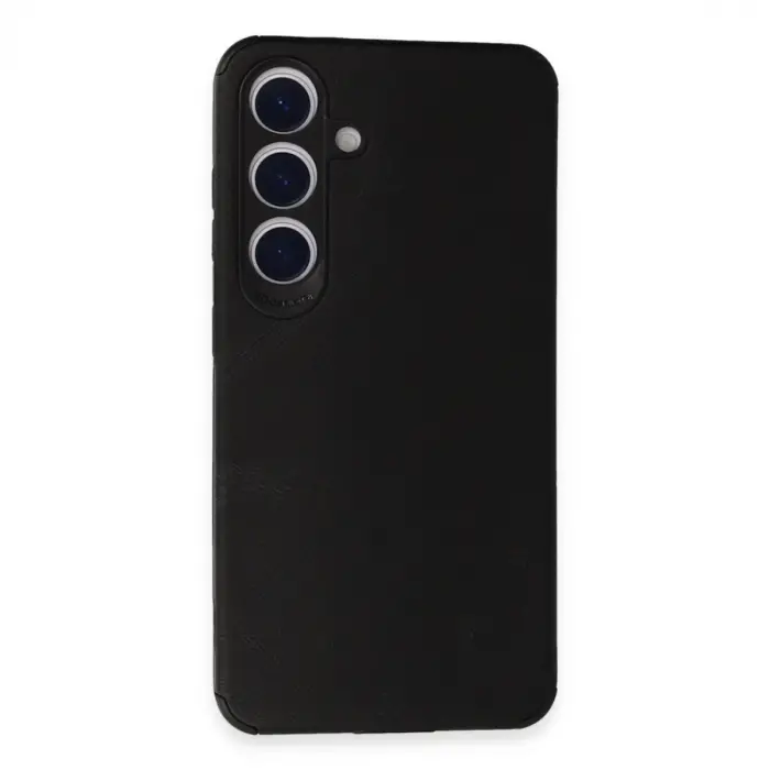 Samsung Galaxy S24 Kılıf Loop Deri Silikon - Siyah