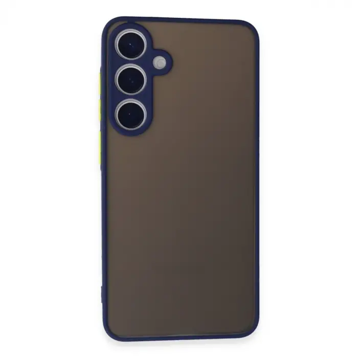 Samsung Galaxy S24 Kılıf Montreal Silikon Kapak - Lacivert