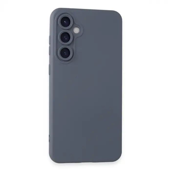 Samsung Galaxy S24 Kılıf Nano İçi Kadife Silikon - Gri