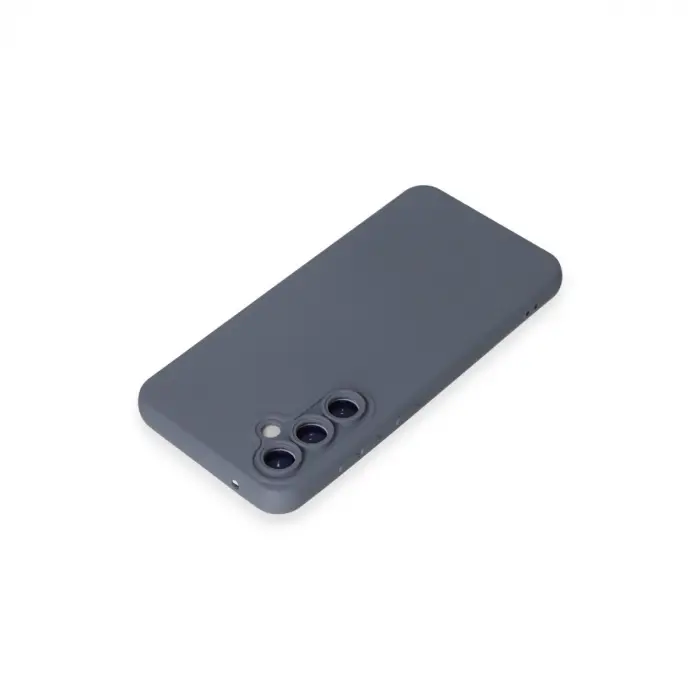 Samsung Galaxy S24 Kılıf Nano İçi Kadife Silikon - Gri