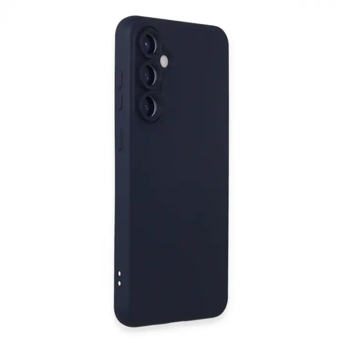 Samsung Galaxy S24 Kılıf Nano İçi Kadife Silikon - Lacivert