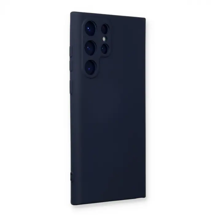 Samsung Galaxy S24 Ultra Kılıf Nano İçi Kadife Silikon - Lacivert