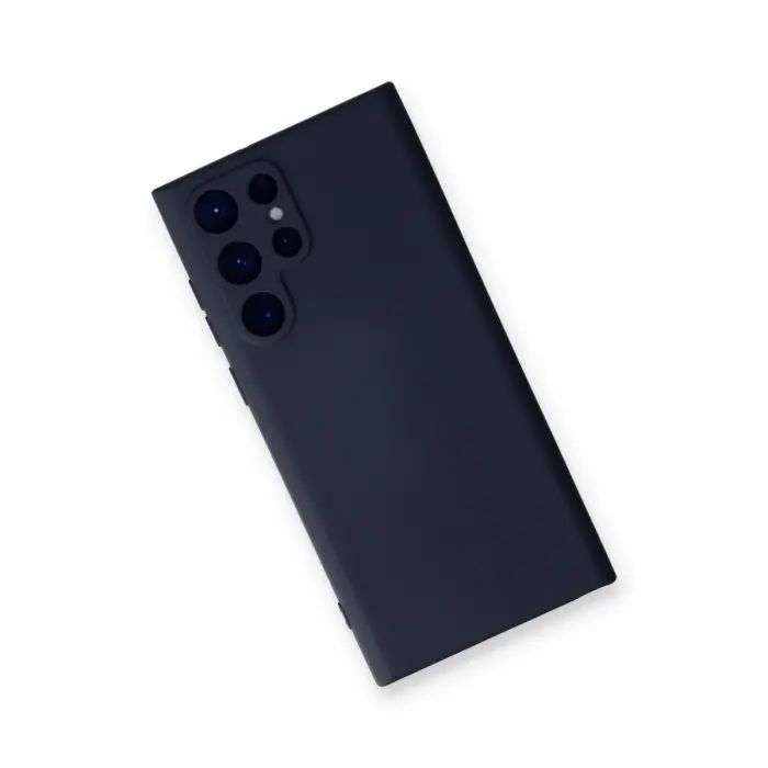 Samsung Galaxy S24 Ultra Kılıf Nano İçi Kadife Silikon - Lacivert