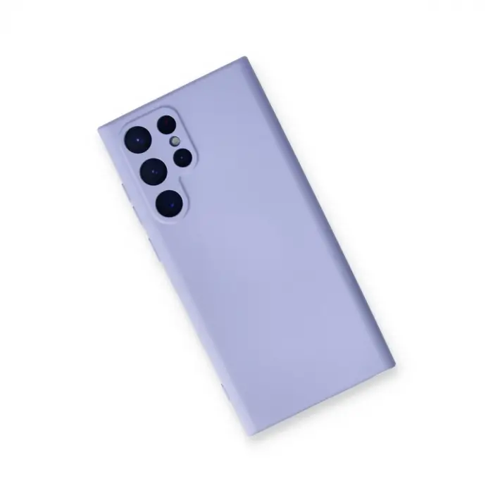 Samsung Galaxy S24 Ultra Kılıf Nano İçi Kadife Silikon - Lila