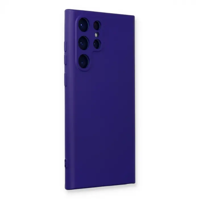 Samsung Galaxy S24 Ultra Kılıf Nano İçi Kadife Silikon - Mor