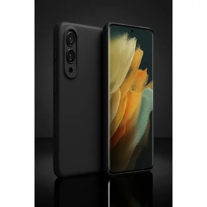 Samsung Galaxy S25 Edge First Silikon - Koyu Yeşil