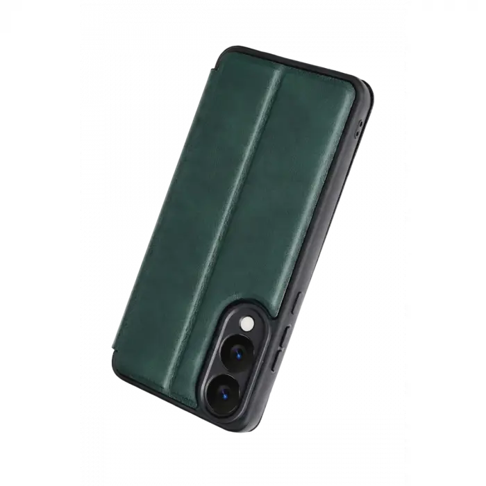 Samsung Galaxy S25 Edge Flip Cover - Koyu Yeşil