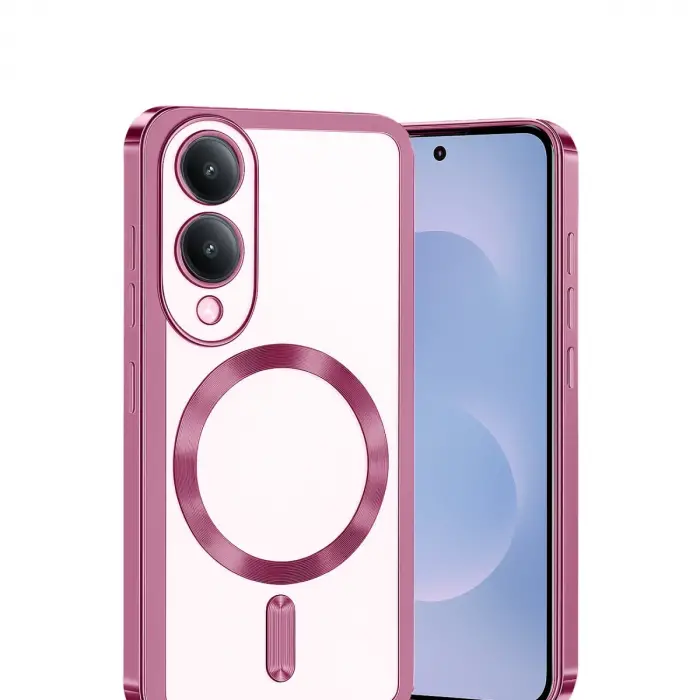 Samsung Galaxy S25 Edge Kross Magneticsafe Kapak - Rose