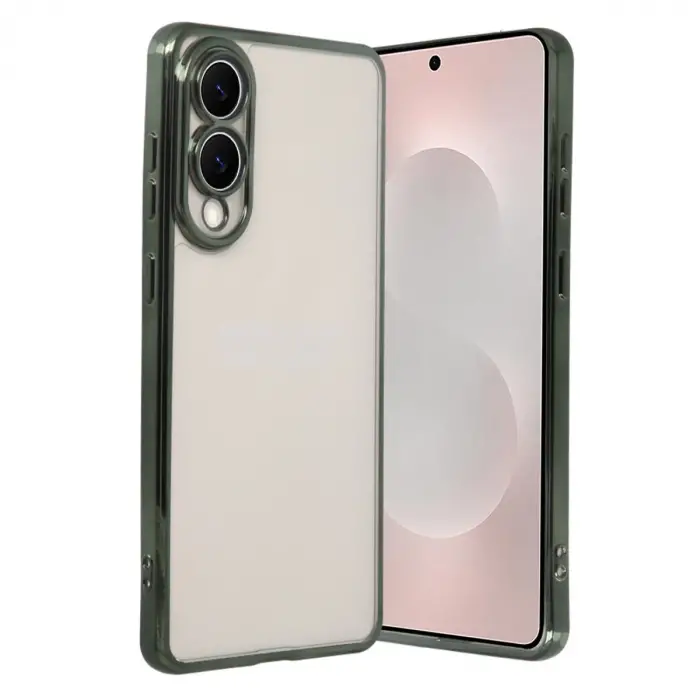 Samsung Galaxy S25 Edge Razer Lensli Silikon - Yeşil