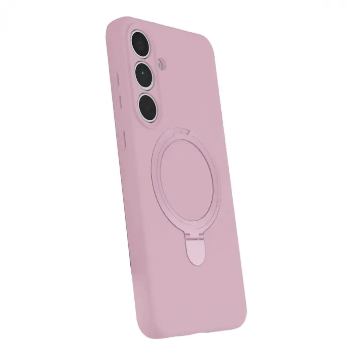 Samsung Galaxy S25 Fe Regal Magsafe Standlı Kapak - Açık Pembe