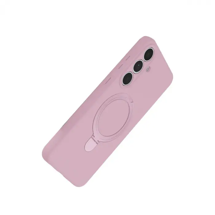 Samsung Galaxy S25 Fe Regal Magsafe Standlı Kapak - Açık Pembe